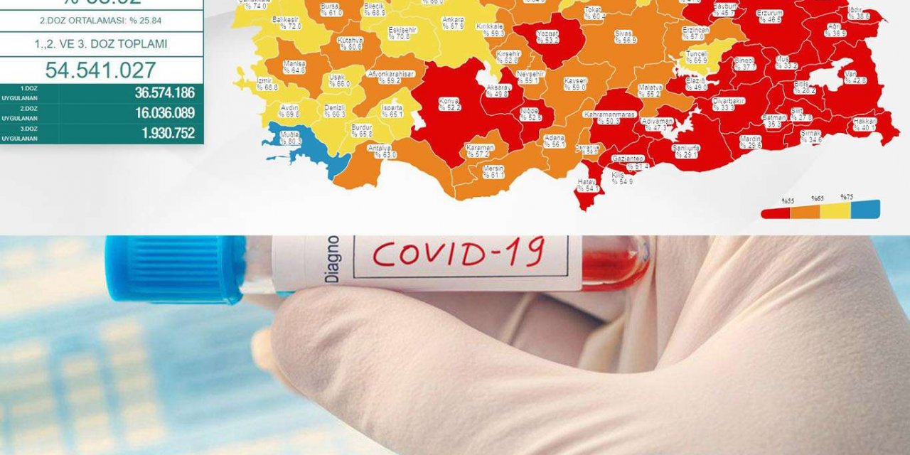 Türkiye'de son 24 saatte 37 kişi Covid-19 salgınından vefat etti