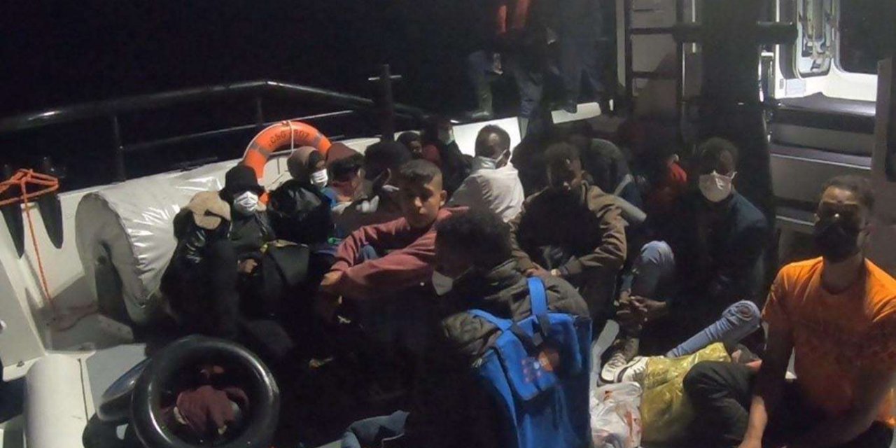 İzmir ve Aydın'da 128 düzensiz göçmen kurtarıldı