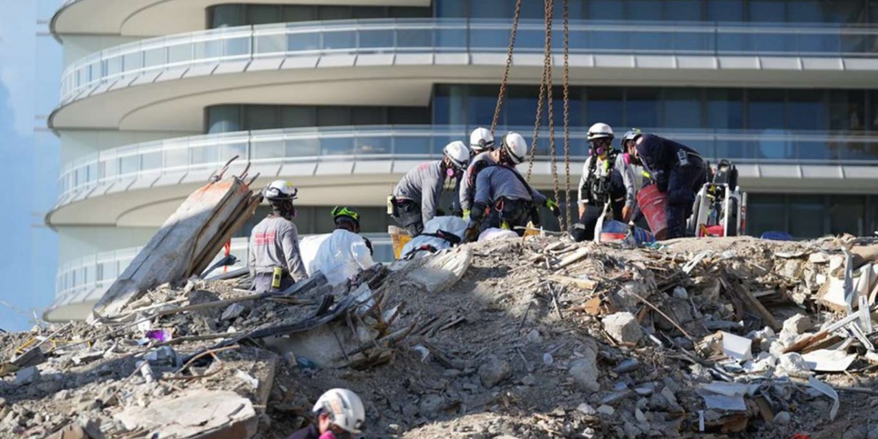 Miami'de çöken binada ölenlerin sayısı 36'ya yükseldi: 109 kişi halen kayıp