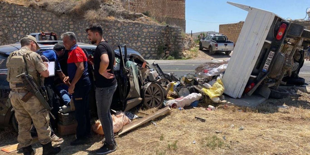Mardin-Diyarbakır karayolunda trafik kazası: 5 yaralı