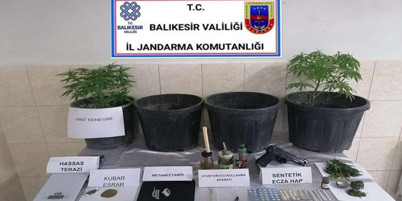 Balıkesir'de uyuşturucu operasyonu