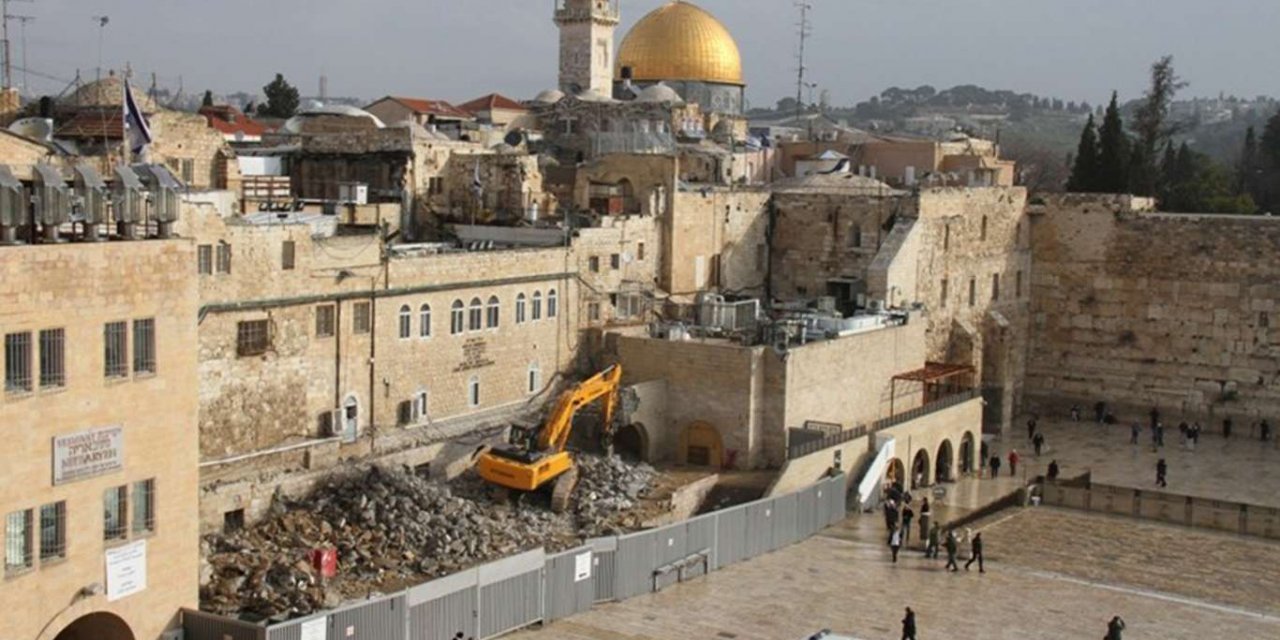 Siyonist işgal rejimi Kudüs çevresinde kazı yapıyor