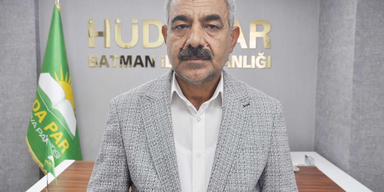 HÜDA PAR Batman İl Başkanı Şahin: Günlerdir susuz kalan köylülerin sorunu çözüme kavuşmalı