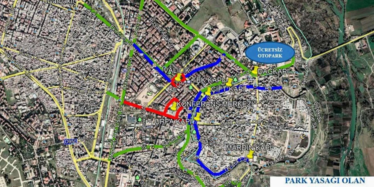 Diyarbakır'da yarın trafiğe kapanacak yol ve alternatif güzergahlar belli oldu