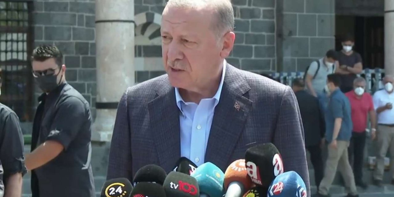 Erdogan li Diyarbekirê rojevê nirxand û pirsa rojnamegeran bersivand