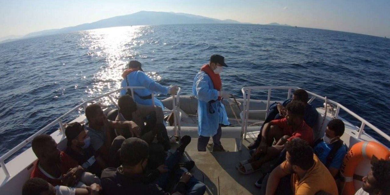 Sahil Güvenlik: 163 düzensiz göçmen kurtarıldı