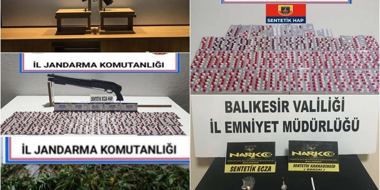 Balıkesir'de uyuşturucu operasyonu: 27 gözaltı