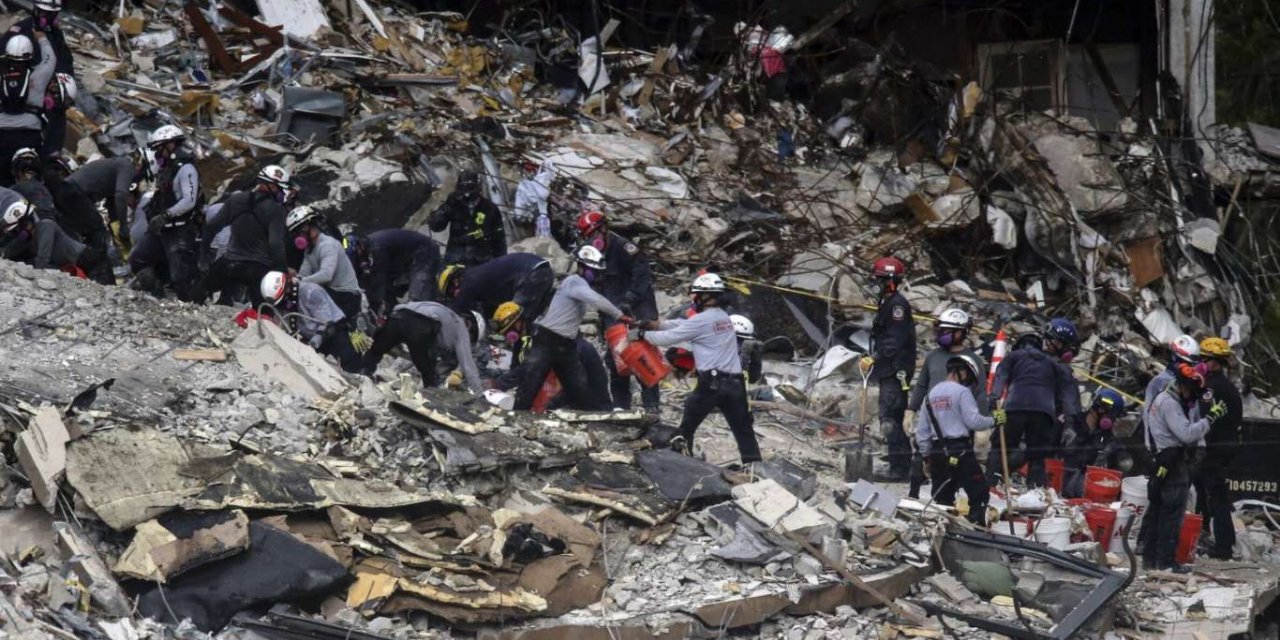 Li Miamiyê ji ber hilweşîna avahîyekê hejmara mirîyan derket 90 kesan