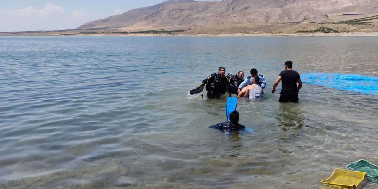 Malatya'nın Kale ilçesinde serinlemek için baraj gölüne giren asker hayatını kaybetti