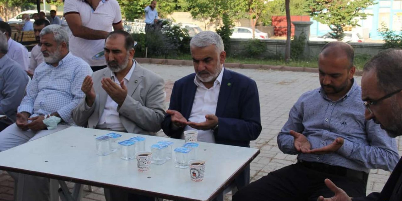 Serokê Giştî yê HUDA PARê çû şîna malbata Şahînê Alîkarê Serokê Giştî yê partîya xwe