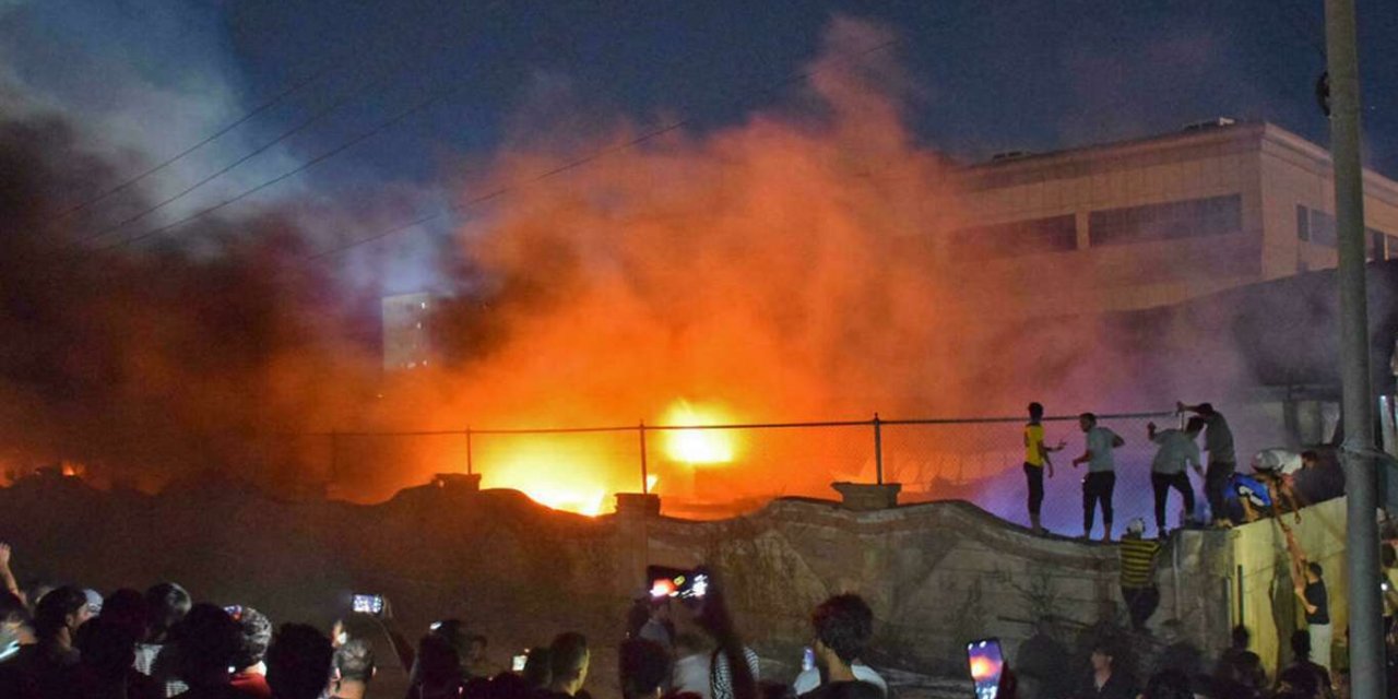 Hejmara kesên ku li Iraqê ji ber şewata ku di nexweşxanê de derket canê xwe ji dest dan derket 92yan