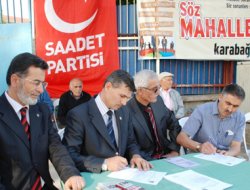 Saadet'ten 'Söz Mahallede' projesi