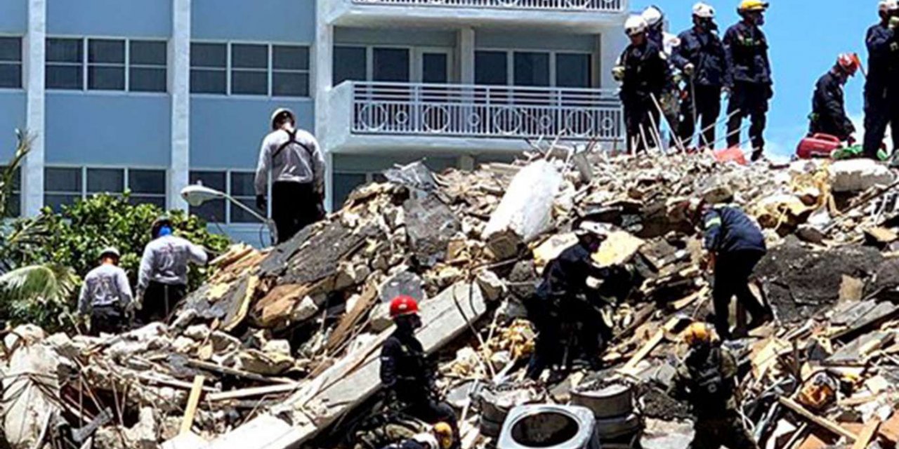 ABD'de çöken binadaki ölü sayısı 97'ye yükseldi