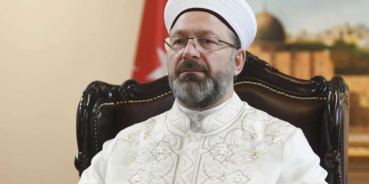Diyanet İşleri Başkanı Erbaş'tan taziye mesajı