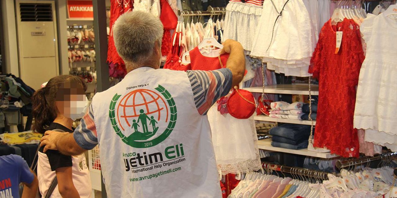 Avrupa Yetim Eli Kurban Bayramı'nda da yetimleri unutmadı