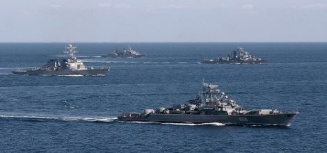 Rus savaş gemileri Akdeniz'de