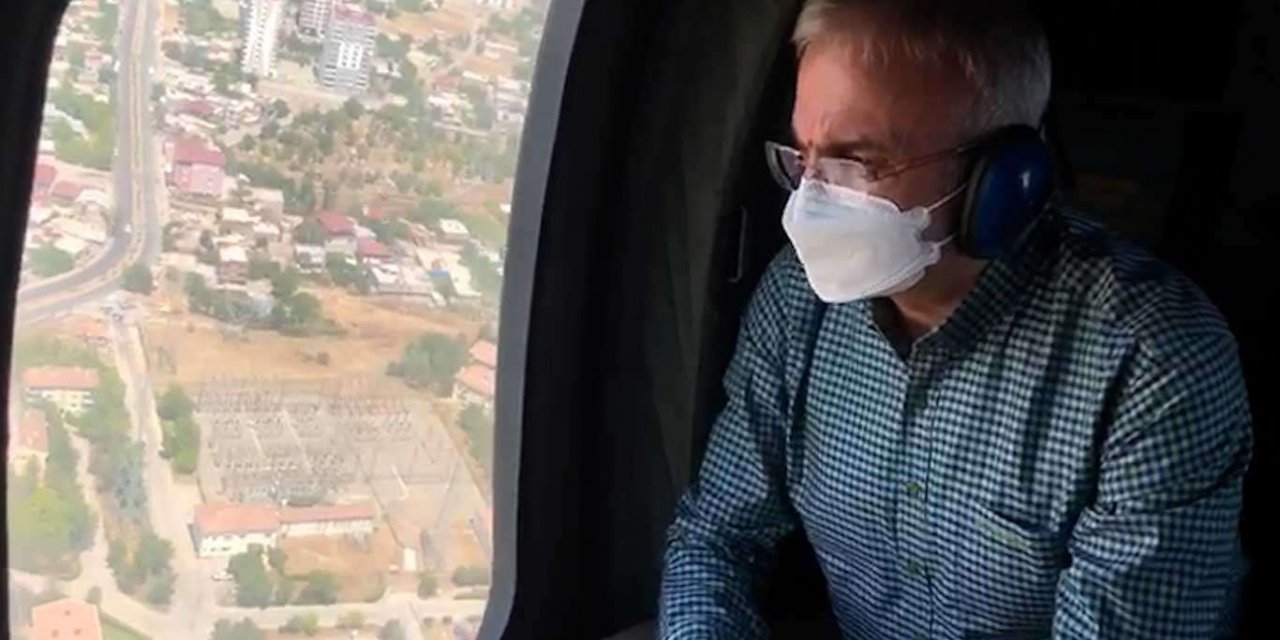 Diyarbakır'da Bayram öncesi havadan trafik denetimleri yapıldı