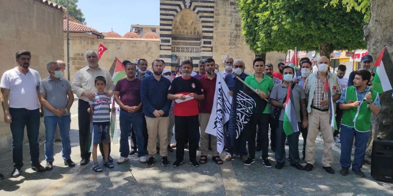 İşgalci Siyonist rejimin Mescid-i Aksa saldırıları Adana'da telin edildi
