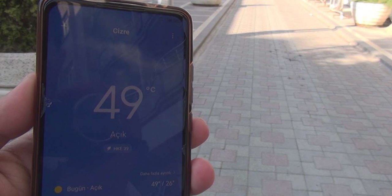 Cizre'de sıcaklık rekoru kırıldı