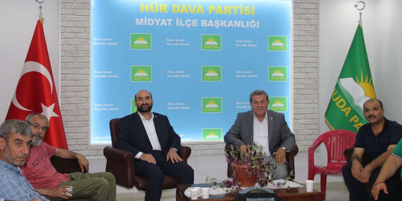HÜDA PAR Midyat ilçe Başkanlığından bayramlaşma programı