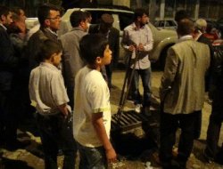 Rögara sıkışan hayvan için Çınarlılar seferber oldu video