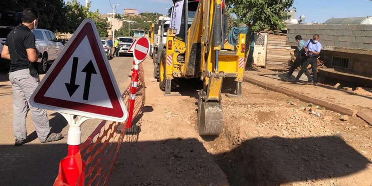Ömerli'de doğalgaz hattı için temel atıldı