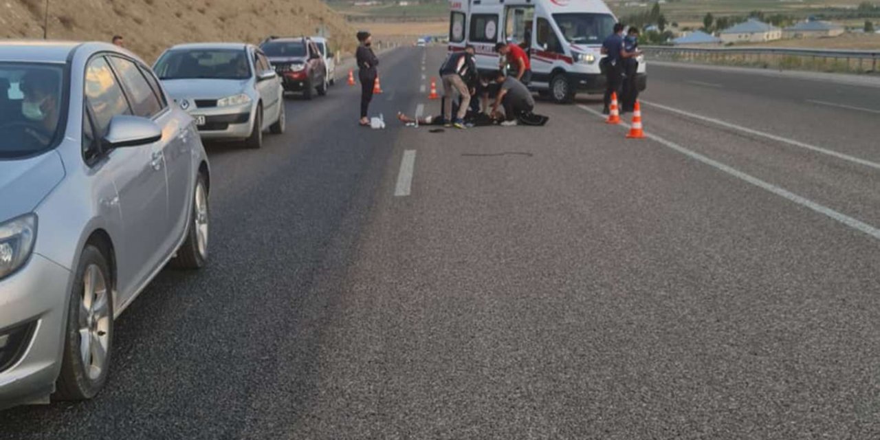 Van'da meydana gelen motosiklet kazasında 1 kişi yaralandı