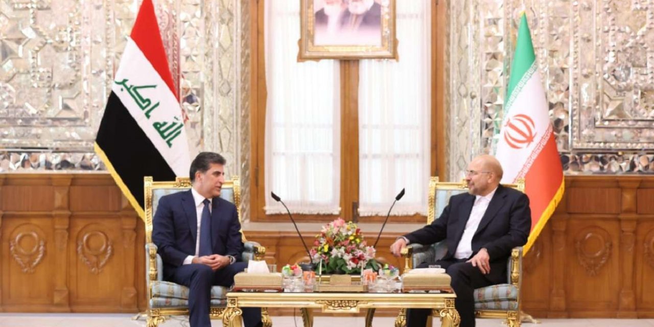 Serokê Herêma Kurdistanê û Serokê Encumena Şûraya Îslamî ya Îranê civiyan