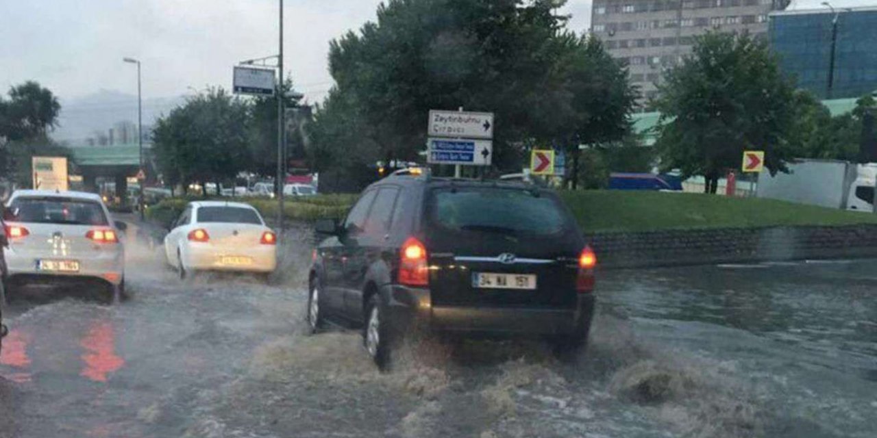 İstanbul için sağanak ve sel uyarısı