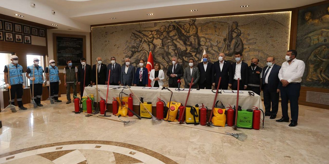 Gaziantep’te köy halkına yangında ilk müdahale eğitimi verilecek