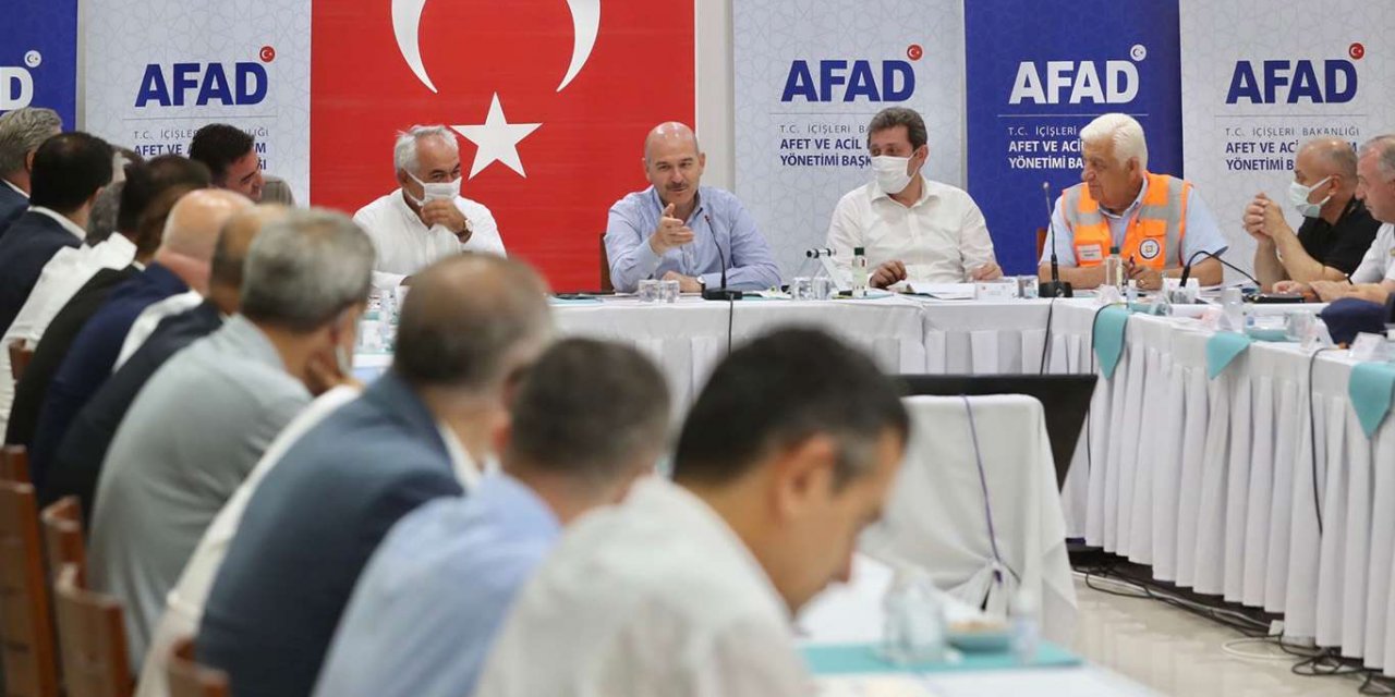 Yangın bölgelerine 72 milyon lira nakdi yardım gönderildi