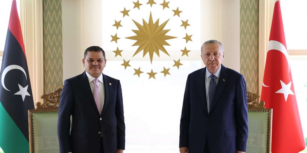 Cumhurbaşkanı Erdoğan Libya Başbakanı Dibeybe'yi kabul etti