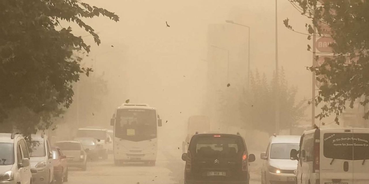Toz taşınımı Şırnak’ta hayatı olumsuz etkiledi