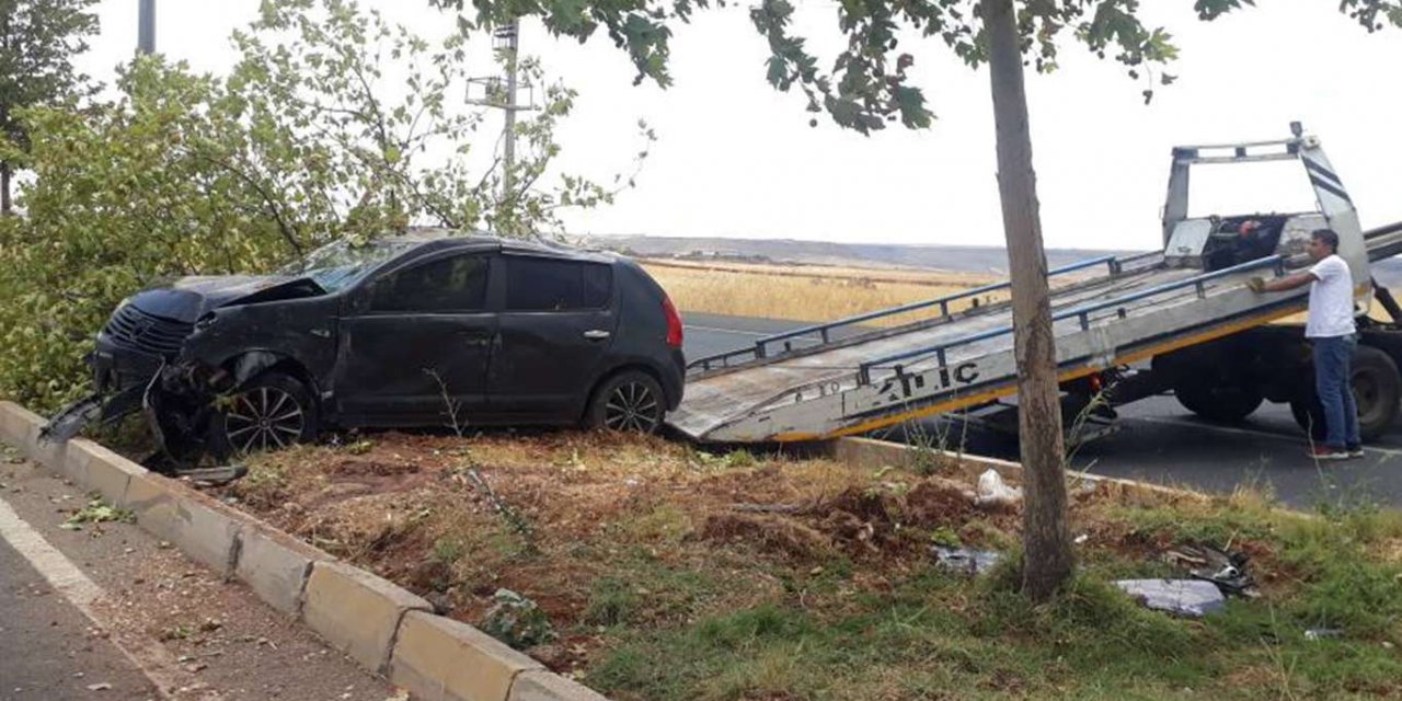 Diyarbakır'da otomobil takla attı: 1 yaralı