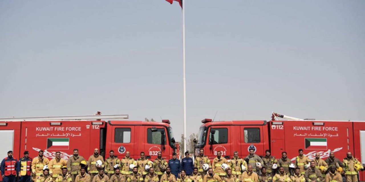 Orman yangınlarının söndürülmesine Kuveyt'ten destek