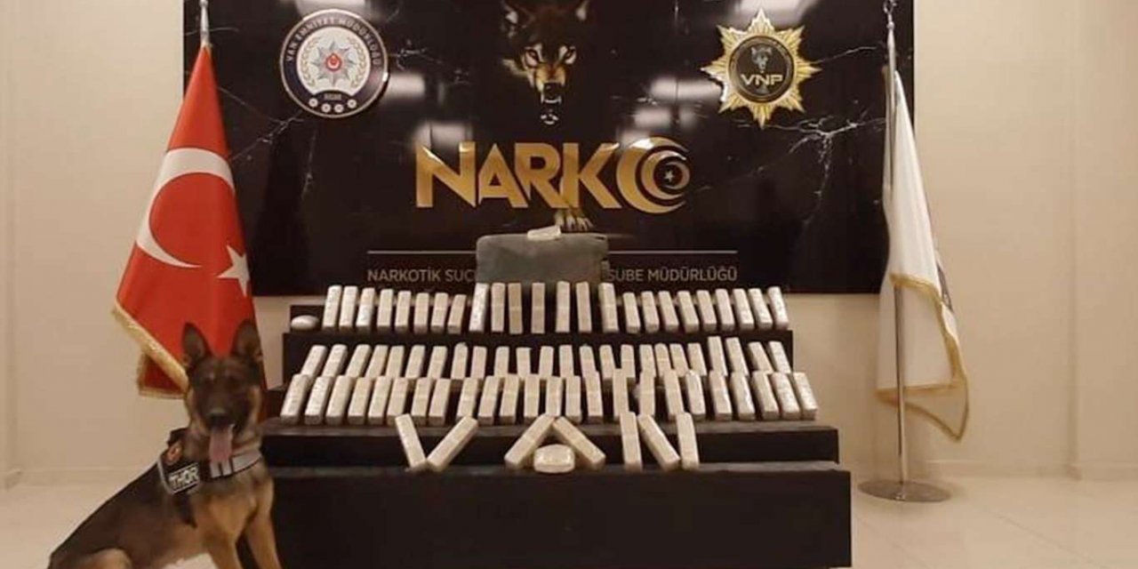 Li Wanê 45 kîlo û 650 gram tiryak hat bidestxistin