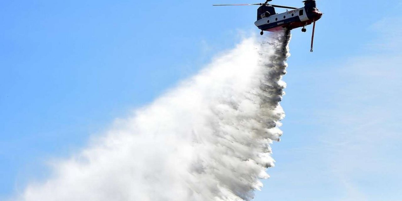 ABD'den orman yangınlarına helikopter desteği