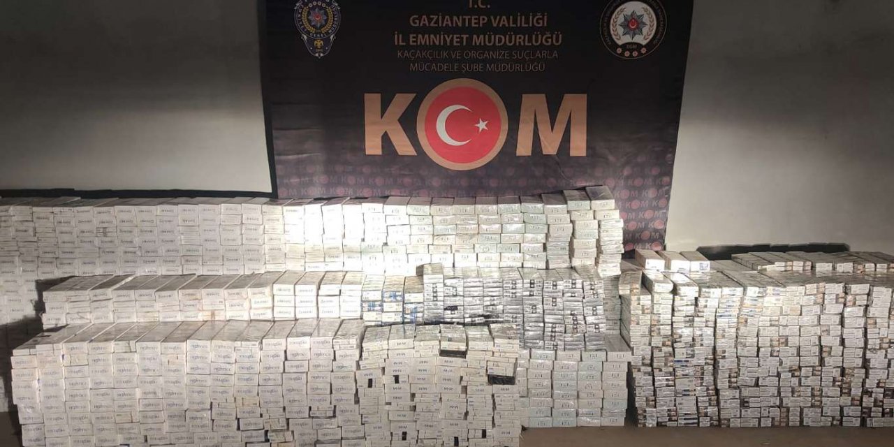 Gümrük kaçağı sigara operasyonuna 3 gözaltı