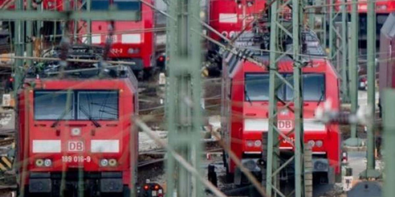 Almanya'da makinistler greve gitti