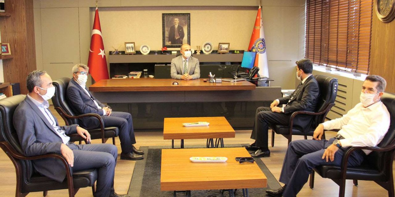 Gaziantep Gazeteciler Cemiyeti İl Emniyet Müdürü Başbuğ’u ziyaret etti