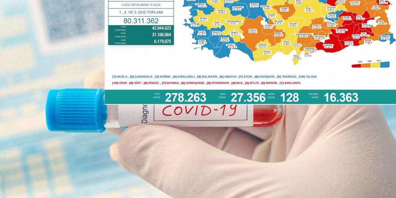 Türkiye'de vaka ve vefat sayısındaki artış devam ediyor