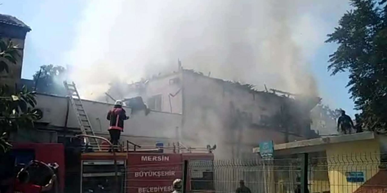 Tarsus'ta bir evde çıkarılan yangın paniğe sebep oldu