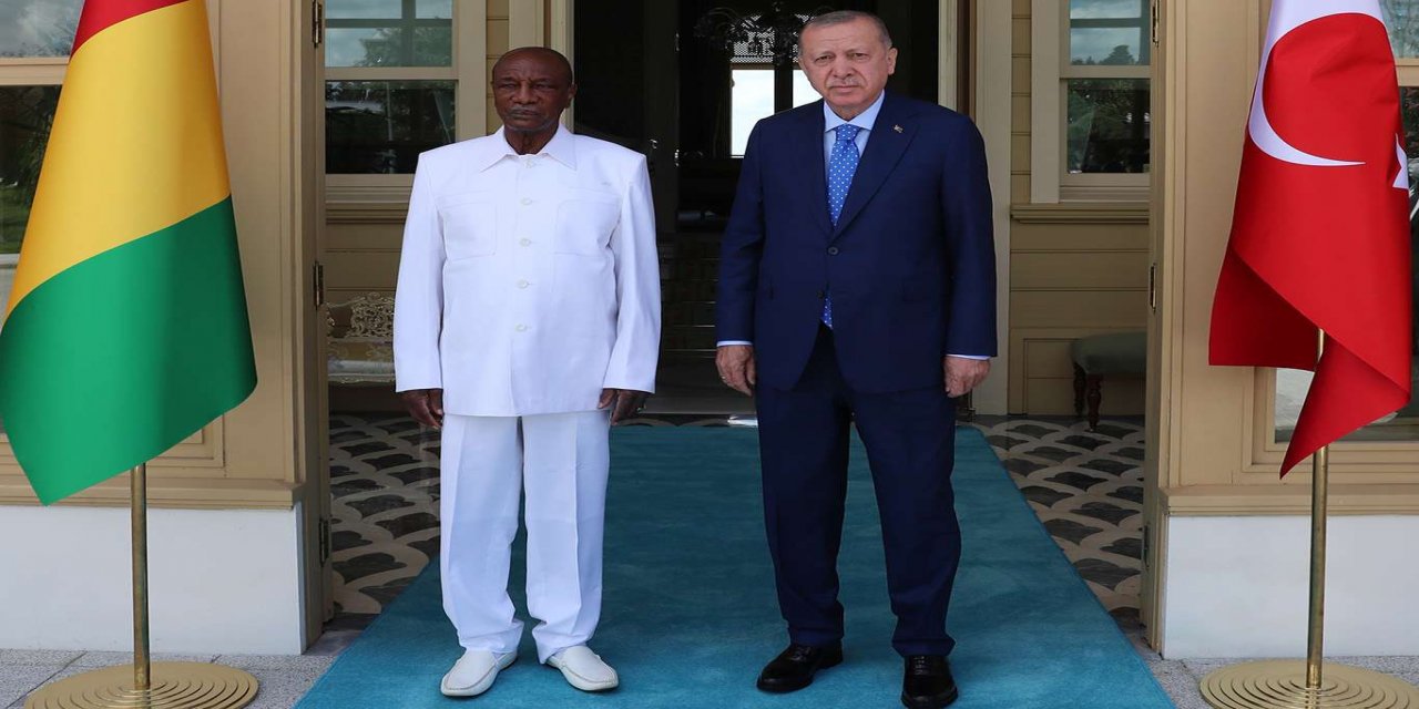 Erdoğan meets with President Condé of Guinea
