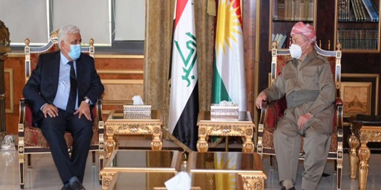 Barzanî pêşwazî li serokê Desteya Heşda Şeibî kir