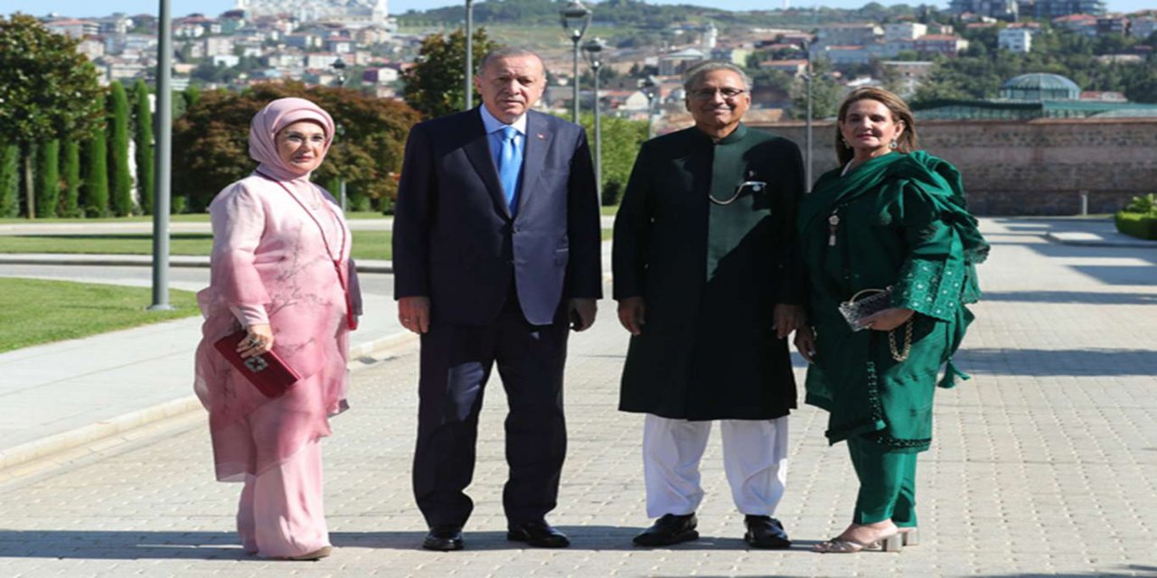 Cumhurbaşkanı Erdoğan Pakistan Cumhurbaşkanı Alvi ile görüştü