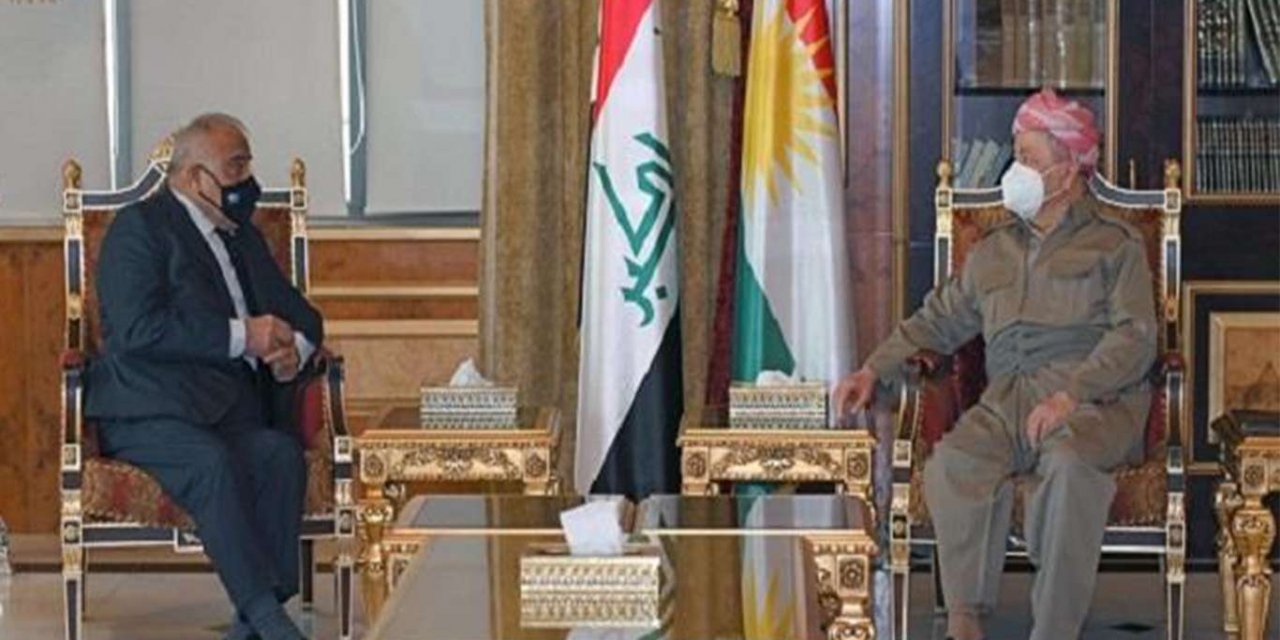 Barzanî pêşwazî li Adil Abdulmehdî kir