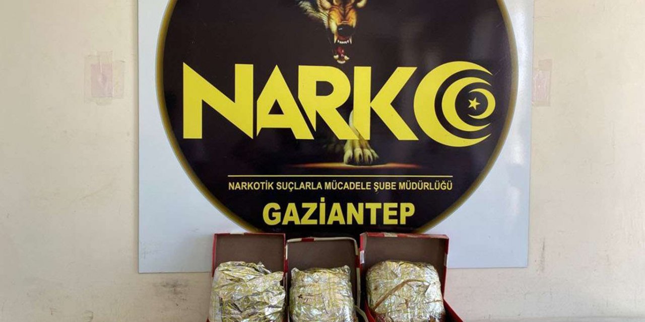 Gaziantep’te 5 kilogram sentetik uyuşturucu ele geçirildi