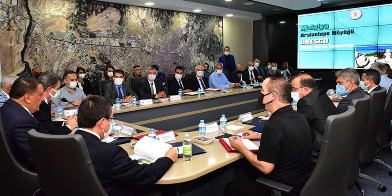 Arslantepe Höyüğü'nün turizme kazandırılması için toplantı düzenlendi