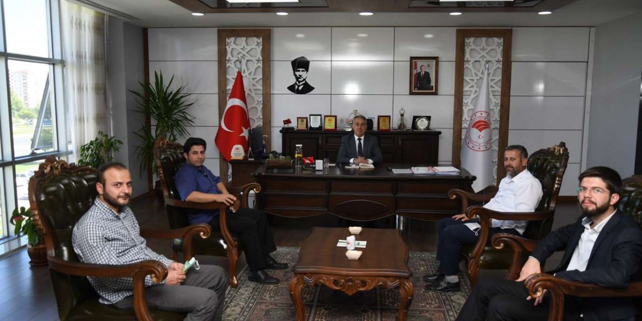 HÜDA PAR Kayseri İl Başkanı Çalhan'dan Tarım ve Orman İl Müdürlüğüne ziyaret