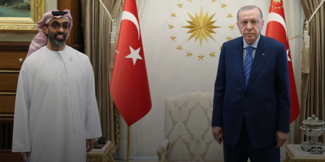 Cumhurbaşkanı Erdoğan BAE Ulusal Güvenlik Danışmanı’nı kabul etti